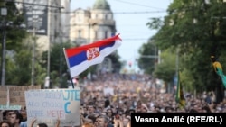 Deveti protest 'Srbija protiv nasilja' u Beogradu i više gradova Srbije