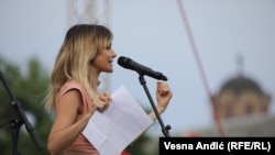 Protest "Srbija protiv nasilja" je odbrana ljudskih prava, rekla je glumica Bojana Novaković