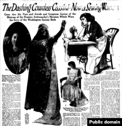Из графинь в портнихи. Washington Times, 10 декабря 1922