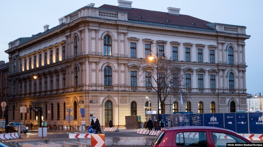 The headquarters of the International Investment Bank in the Hungarian capital, Budapest (file photo)