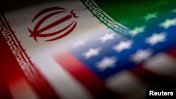 Zastava Irana i Sjedinjenih Američkih Država (foto ilustracija)