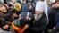 Під час останнього богослужіння УПЦ (МП) в Києво-Печерській лаврі перед завершенням дії договору оренди із Національним заповідником. Київ, 29 березня 2023 року