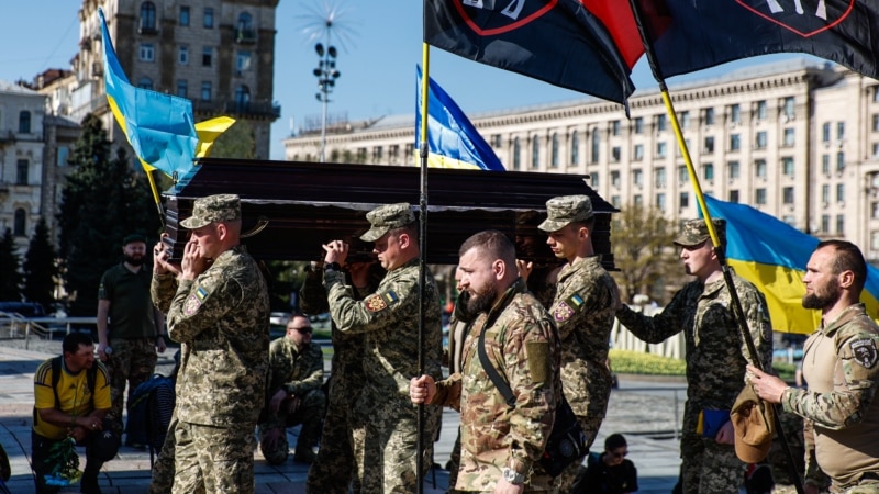 Komemoracija u Kijevu za pale ukrajinske vojnike
