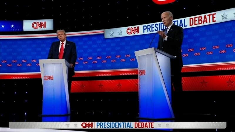 В США прошли первые дебаты Джо Байдена и Дональда Трампа