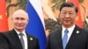 Az orosz és a kínai elnök Pekingben 2023. október 18-án