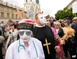 Июнь 2023 года. Демонстрация протеста в Варшаве против ужесточения закона об абортах