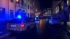 Czech Republic - police cordon at site of mass shooting at Charles University in Prague - screen grab / Current Time