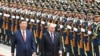 Hszi Csin-ping és Vlagyimir Putyin a kínai fővárosban 2024. május 16-án