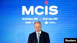 Sekretar Vijeća sigurnosti Rusije Nikolaj Patrušev na Moskovskoj konferenciji o međunarodnoj sigurnosti 24. juna 2021.