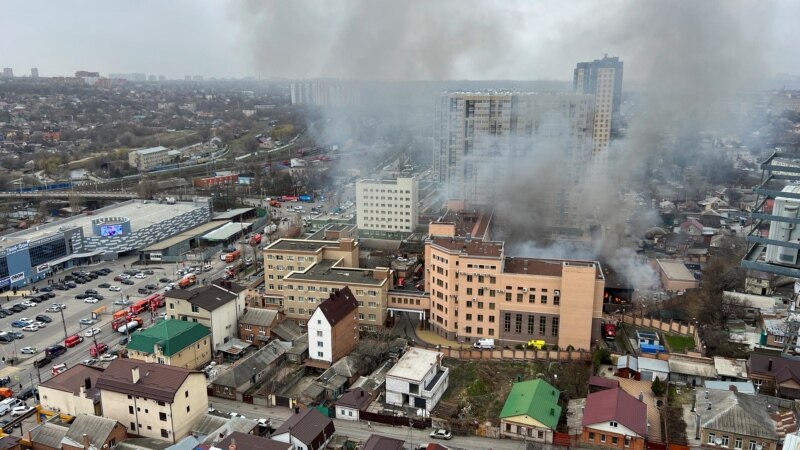 Anti-Kremlin Movement Claims Role In Deadly Fire At Russian FSB Compound