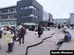 След земетресението в японската префектура Ишикава, 1 януари 2024 г.