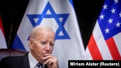 Президент США Джо Байден в ходе недавних переговоров с премьер-министром Израиля Биньямином Нетаньяху 