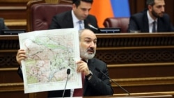 Փաշինյանն առաջին անգամ ցույց տվեց քարտեզը, որով Տավուշ - Ղազախ հատվածում իրականացվել է սահմանազատումը