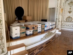 Cекретные документы хранятся на сцене танцевального зала в резиденции Трампа в Мар-а-Лаго