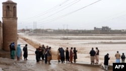 تصویر آرشیف: جاری شدن سیلاب ها