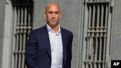 Luis Rubiales, a Spanyol Labdarúgó-szövetség (RFEF) lemondott elnöke