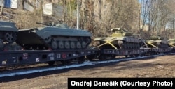 БМП-1 та танки Т-72М1 Чехії. Квітень 2022 року