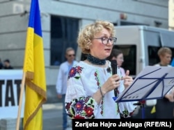 Ambasadorja ukrainase në Shkup, Larisa Dir.