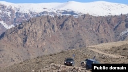 Armenia - European Union monitors patrol Armenia's border with Azerbaijan, February 20, 2023.