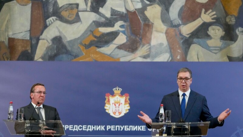 Nemački ministar odbrane u Beogradu pozvao na istragu o Banjskoj i sankcije Rusiji