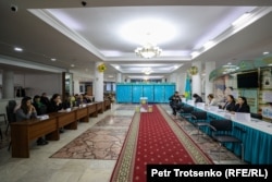 Избирательный участок № 254 в Алматы. 19 марта 2023 года