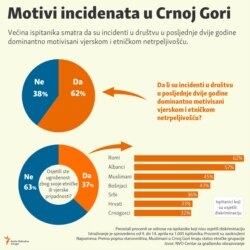 Infographic-Motives of incidents in Montenegrin society