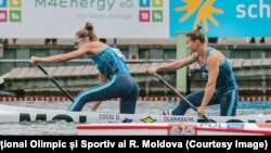 Canoistele Daniela Cociu și Maria Olărașu, la Campionatul Mondial de la Duisburg, Germania