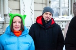 Жители памятников деревянного зодчества в центре Томска
