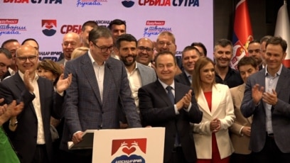 Управляващата Сръбската прогресивна партия СНС е големият победител от изборите