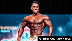 علی بلال ورزشکار فتنس افغان