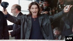  Младият Антонио Бандерас през 1995 година на фестивала в Кан 