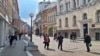 Bosnia and Herzegovina -- Street in Banja Luka (Banjaluka, people, streets, life), April 14, 2024.