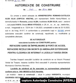 Autorizația de construire a fost emisă pe 26 octombrie 2023. Lucrările au început în decembrie și urmau să fie gata în 3 ani.