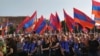 Armenia opposition supporters rally in Yerevan's Republic Square on June 9.