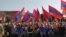 Armenia opposition supporters rally in Yerevan's Republic Square on June 9.
