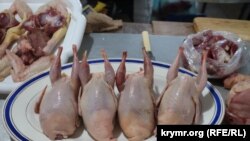 Продажа курятины в Феодосии, август 2023 года