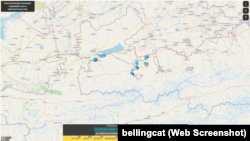 Bellingcat жарыялаган карта