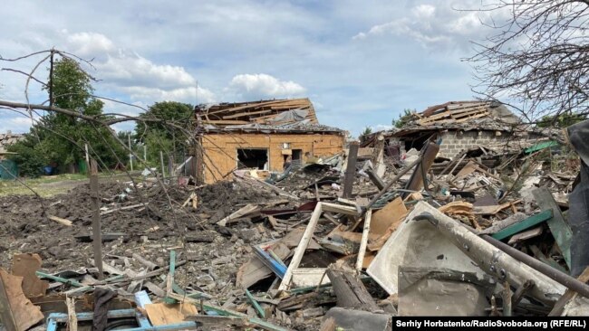 UKRAINE -- The aftermath of the Russian missile attack on Pokrovsk. Pokrovsk, Donetsk region, June 24, 2024.