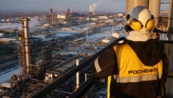 Вид на Новокуйбышевский нефтеперерабатывающий завод