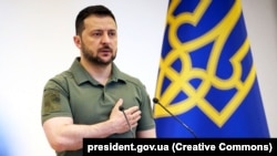  Украинскиот претседател Володимир Зеленски 