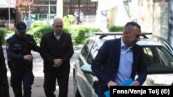 Ambasador Bosne i Hercegovine u Maleziji Senaid Memić tokom hapšenja, Sarajevo 11. maj 2023.