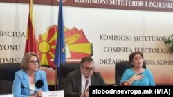 Северна Македонија - Прес конференција на Државната изборна комисија (ДИК) за претседателските избори, 24.4.2024 година 