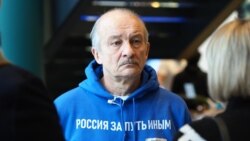 Сергей Алексашенко на съезде "иноагентов" в Берлине, февраль 2024 года. 