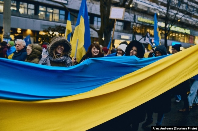 Акція на підтримку України у Берліні