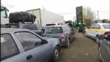 Десятки машин с таджикскими номерами застряли на российско-казахской границе