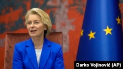 Predsednica EK Ursula fon der Lajen u poseti Beogradu, 31. oktobar 2023.