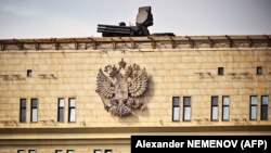 «Панцирь С1» на крыше здания Минобороны России. Москва, 17 апреля 2023 года
