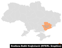 Zaporoška oblast u Ukrajini gde dejstvuje bataljon "Sudoplatov"