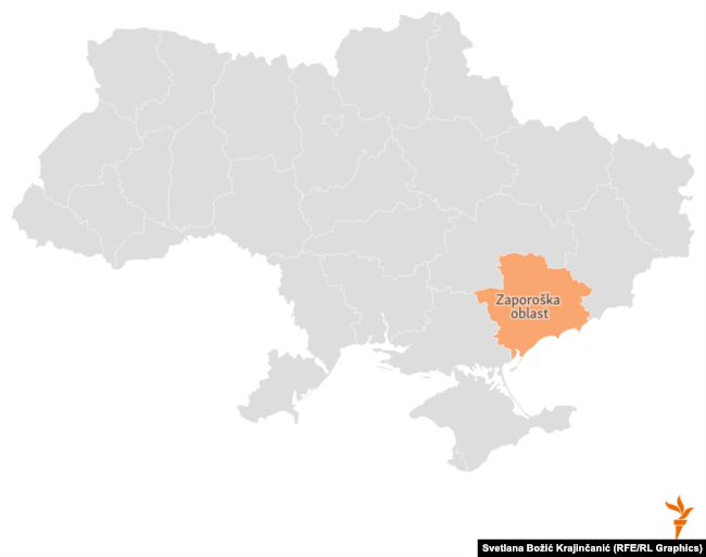 Zaporoška oblast u Ukrajini gde dejstvuje bataljon "Sudoplatov"