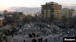 ویرانی‌های بجا مانده از زلزله اخیر در ترکیه